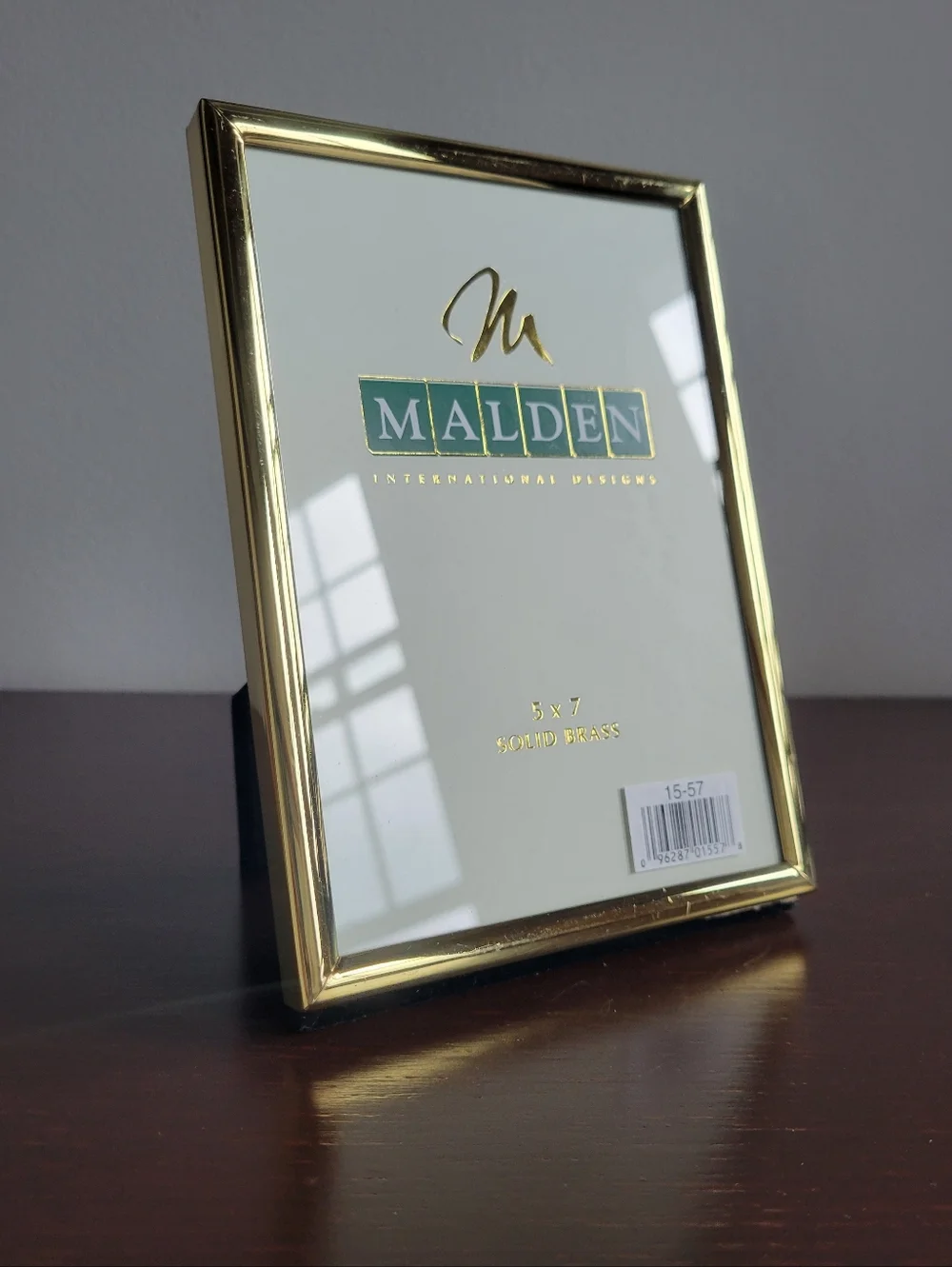 Malden Solid Brass Picture Frame, 5